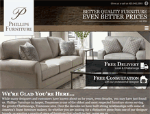 Tablet Screenshot of phillips-furniture.com